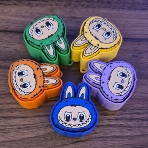 Labubu Clickers With Keychain Hole